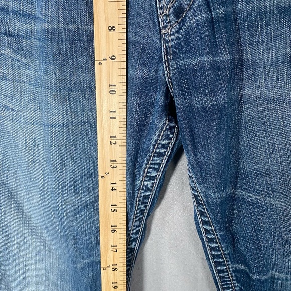 Silver Hunter Loose Tapered Denim Blue Jeans Pants Mens Size 31 x 32 - Picture 8 of 10